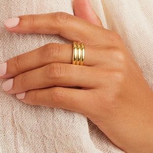 NWT Gorjana Reed Ring size 6